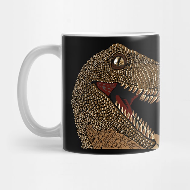 dinosaur Face for Hollowen by Pet & Nature Lovers